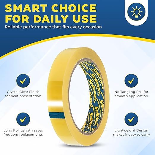   Original Golden Heavy Duty Packing Tape | Extra Strong Clear - Image 5