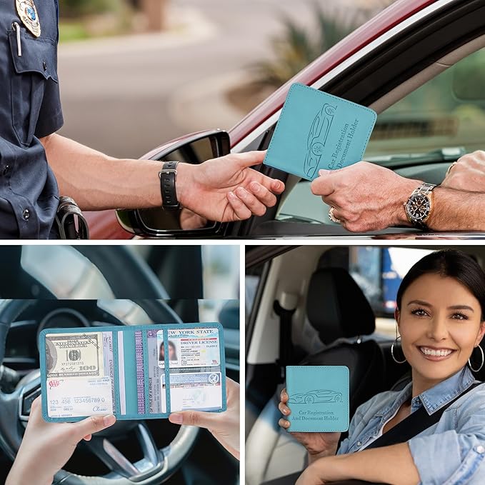 2-Pack Car Registration and Insurance Holder - Image 2