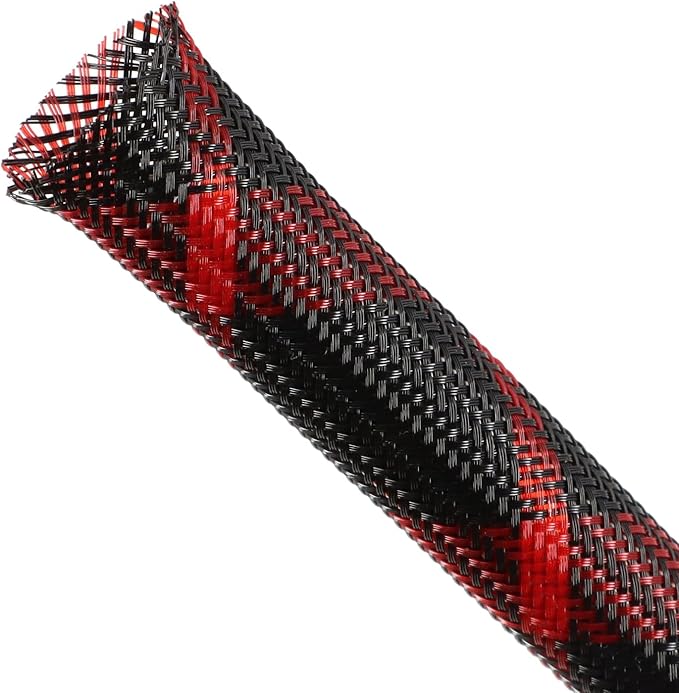 Expandable Braided Sleeving, PET Automotive Wire Loom, Flexible Cable Management by ConveniencetoYourLife