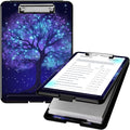 Clipboard with Storage, High Capacity Plastic Storage Clipboard with Pen Holder by Qindaiwen