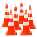 BATTIFE 28 Inch Traffic Safety Cones 6 pcs by BATTIFE