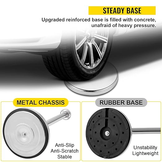 VEVOR Velvet Ropes and Posts 2 Pcs, 5 ft Black Velvet Rope, Stanchion Post - Image 5