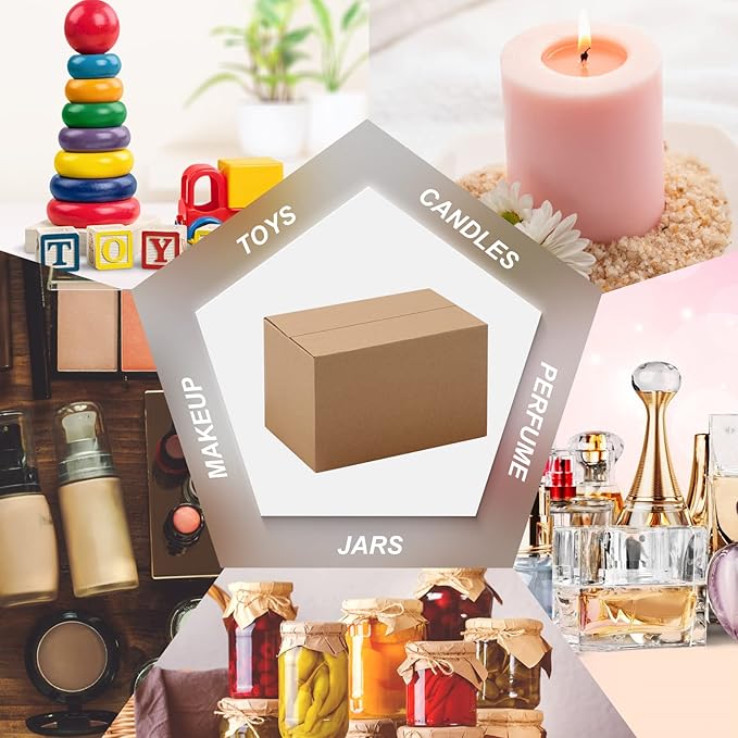 CRUGLA 40 Packs 6x4x4 Shipping Boxes Corrugated Cardboard Boxes Mailers - Image 6