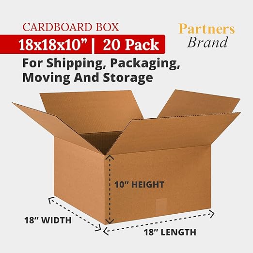Box USA Moving Boxes Medium 15"L x 2"W x 2"H, Shipping and Storage 15x2x2 1522 - Image 2