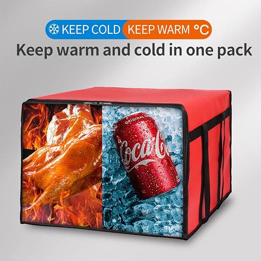 Bodaon Insulated Pizza Delivery Bag, Rideshare Delivery Bag, Food Warmers - Image 3