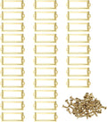 PATIKIL 83x32.5mm Metal Label Holders by PATIKIL