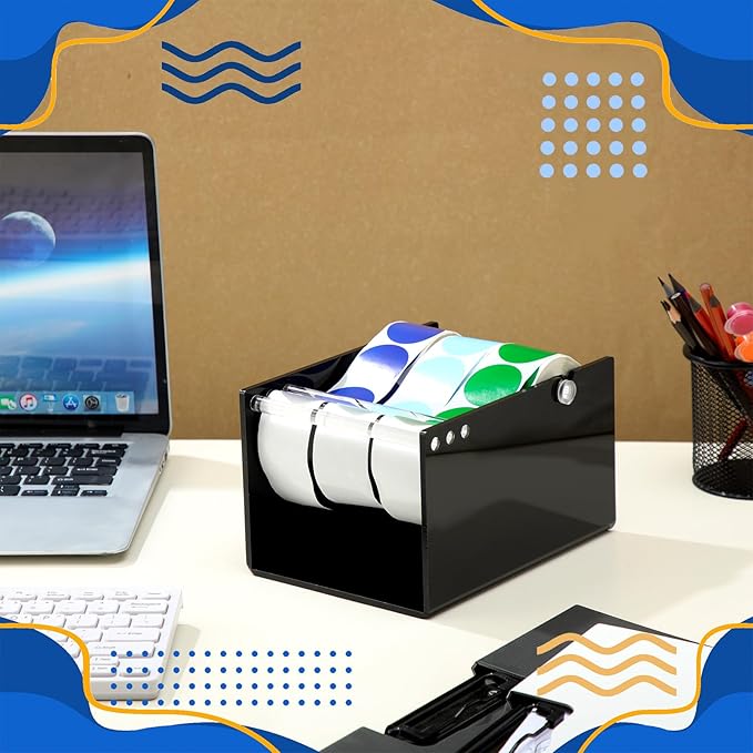 1 Pcs Adjustable Label Dispenser 3 Disks Sticker Roll Holder Sticker Dispenser - Image 5