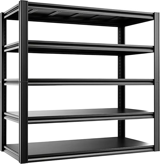 5-Tier 55" W x 24" D x 84" H Garage Shelving 3500LBS Storage Shelves Heavy Duty by LIJIUHOME