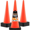 Xpose Safety 36 Inch Orange Traffic Cones Heavy Duty 12lb, Kids and Construction by XposeSafety