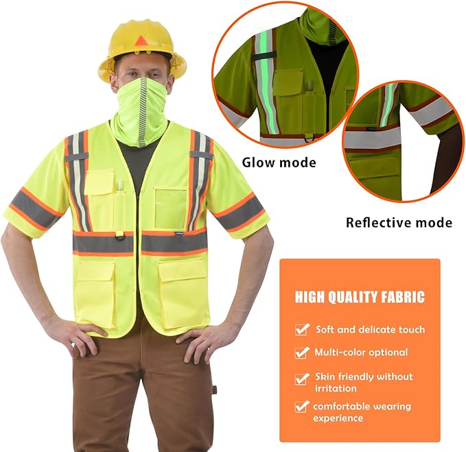 AYKRM 11 color High Vis Reflective Safety Vest - Image 5