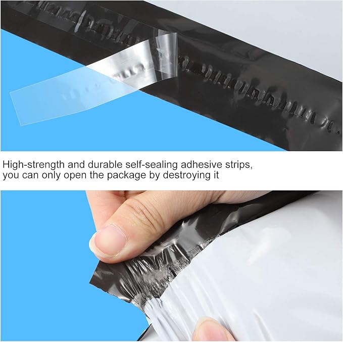 Outus 120 Pcs Poly Mailer Envelope 4 Sizes Shipping Bags Self Adhesive Clasp - Image 3