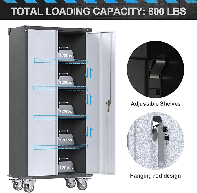 Rolling Garage Storage Cabinet - Image 4
