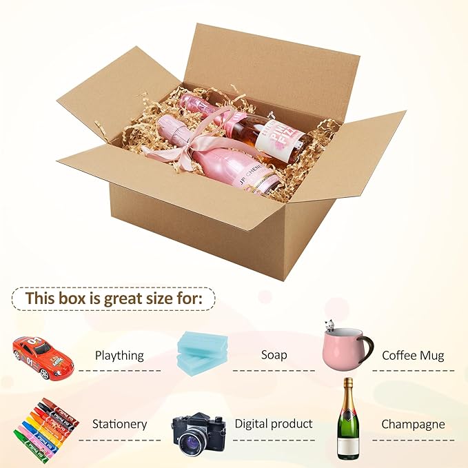 Eupako 10x7x5-Small-Shipping-Boxes-30-Pack-Brown-Corrugated-Box-Mailers - Image 3
