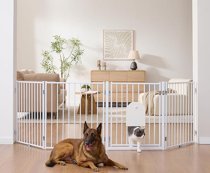 No Pawblems Free Standing Dog Gate by NoPawblems