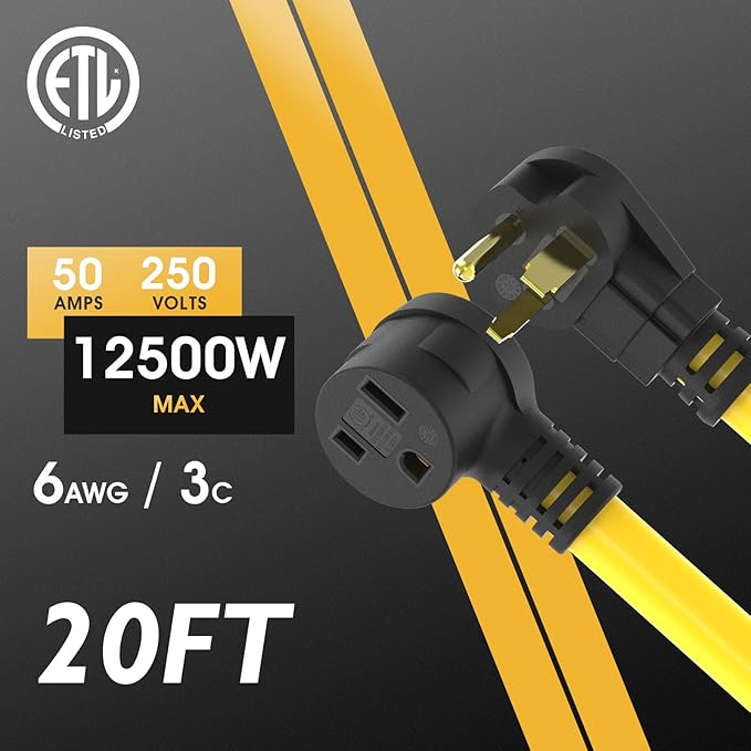 TOOLIOM 6AWG 40FT Welder Extension Cord - Image 2