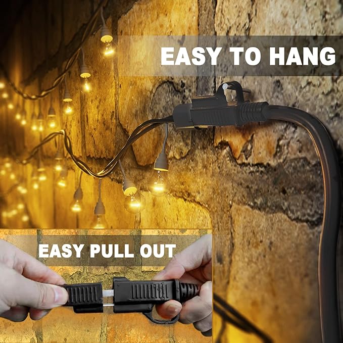 HUANCHAIN Indoor Outdoor Black Extension Cord 60 ft Waterproof, 16/3 Gauge - Image 5