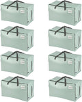 VENO 8 Pack Moving Bags and Large Christmas Decoration Storage Bins by Veno