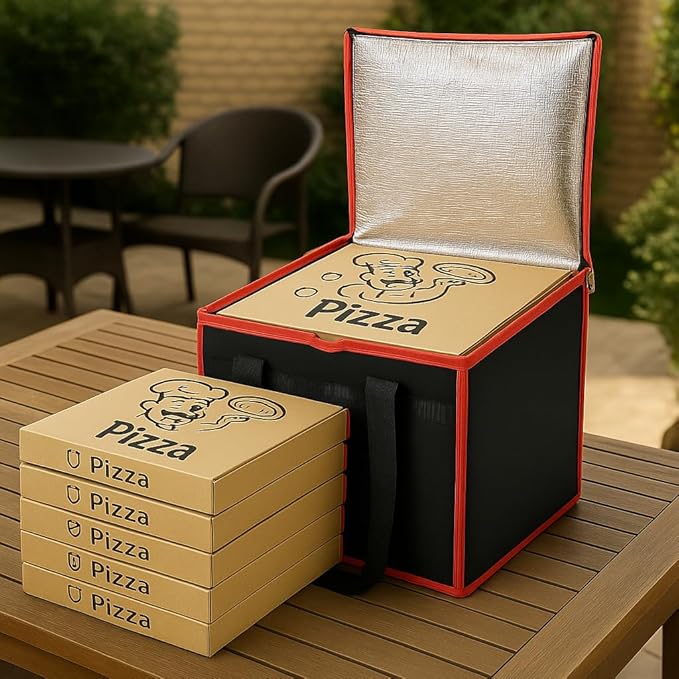 Bodaon Insulated Pizza Delivery Bag, Commercial Delivery Bag, Food Warmers - Image 9