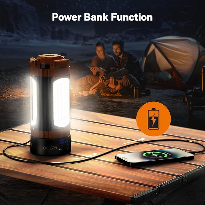 OGERY Rechargeable 10000mAh Camping Light - Image 6