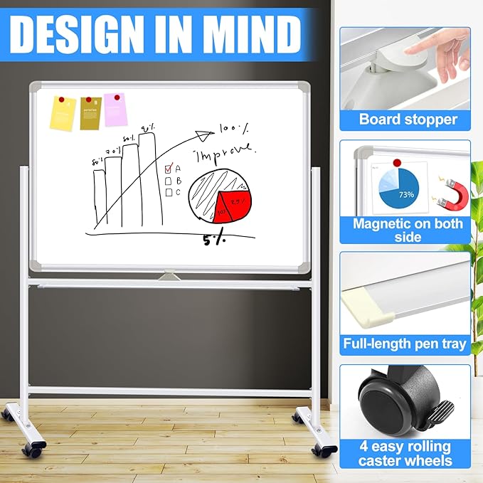 Dry Erase Board with Stand - Image 5