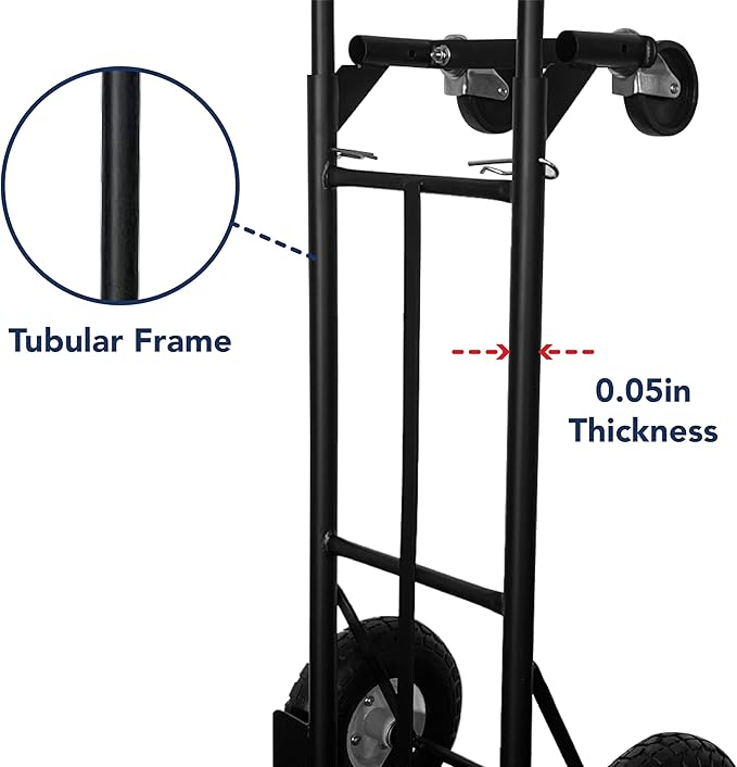 Olympia Tools 800 Lb Steel Convertible Hand Truck - Image 5