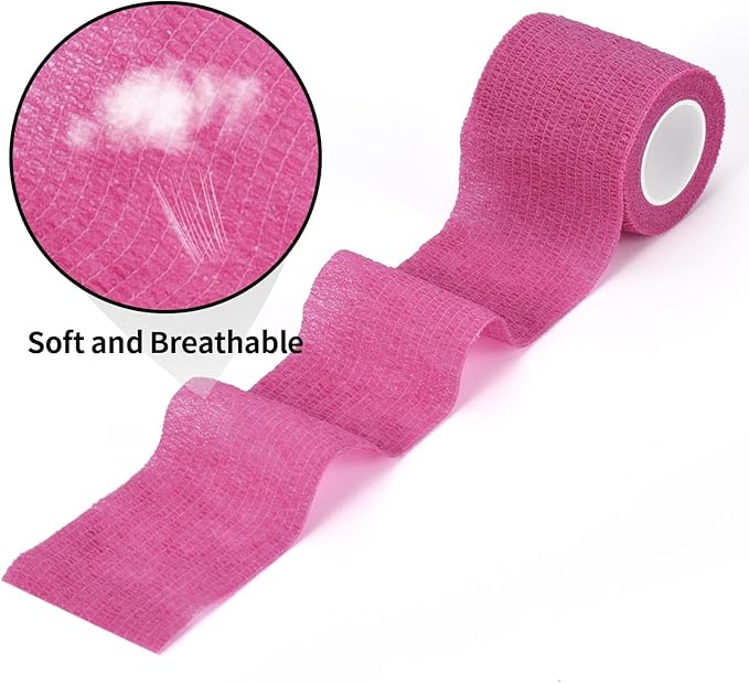 24 Pack Self Adherent Cohesive Wrap Bandages Non Woven Cohesive Bandage Elastic - Image 4