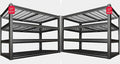 62" Wide Heavy Duty Garage Shelving Units, Steel Shelf, Large Storage Rack by SKZNSA