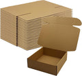 9x9x3 Inches Shipping Boxes Set of 25，Brown Cardboard Boxes Recyclable by Piscepio