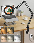 10X & 5X Magnifying Glass with Light, Ultra Long Swing Arm, 5 Colors & 10 by NAKOOS