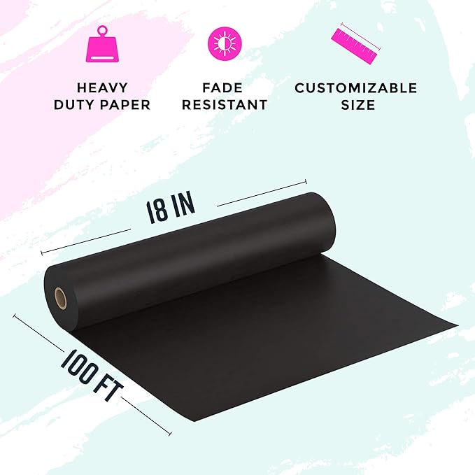 Bryco Goods Black Kraft Paper Roll - Image 3