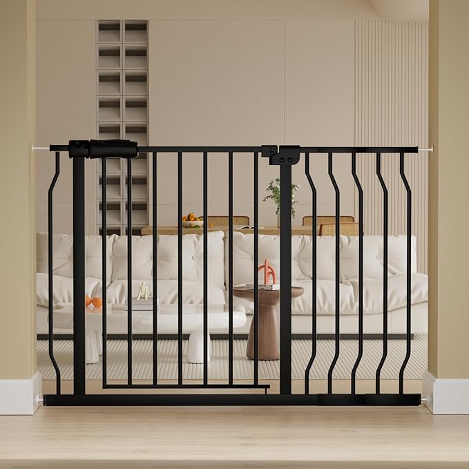 Extra Wide Baby Gate Extra Wide Extra Tall Dog Gates by HOOOEN