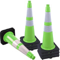 OrangeStar 8 Pack 28" Traffic Safety Cones, Heavy Duty Base by OrangeStar