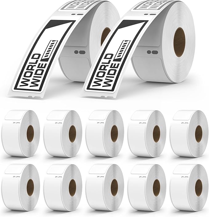 Compatible for DYMO 30252 Address Barcode White Thermal Labels 12 Roll 4200 by Unknown