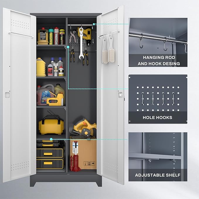 LUCYPAL Broom Storage Cabinet - Image 4