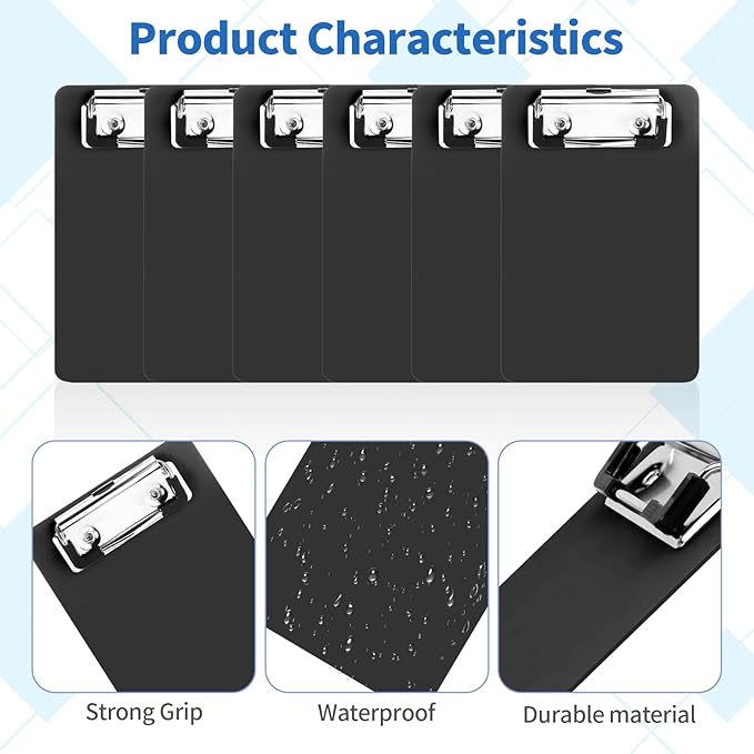 6 PCS MiNi Clipboard，Pretty Cute Small Clipboards 4×6 Inch A6 - Image 6