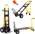 Convertible Hand Truck Dolly Cart, 3-in-1 Industrial Aluminum Hand Truck by SHUNWATER