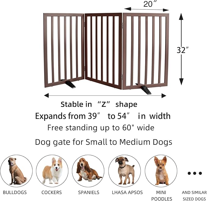 ZJSF Freestanding Indoor Dog Gate - Image 7