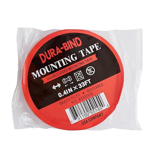 Heavy Duty Mounting Tape, Double Sided VHB Foam Tape; by Dura-Bind