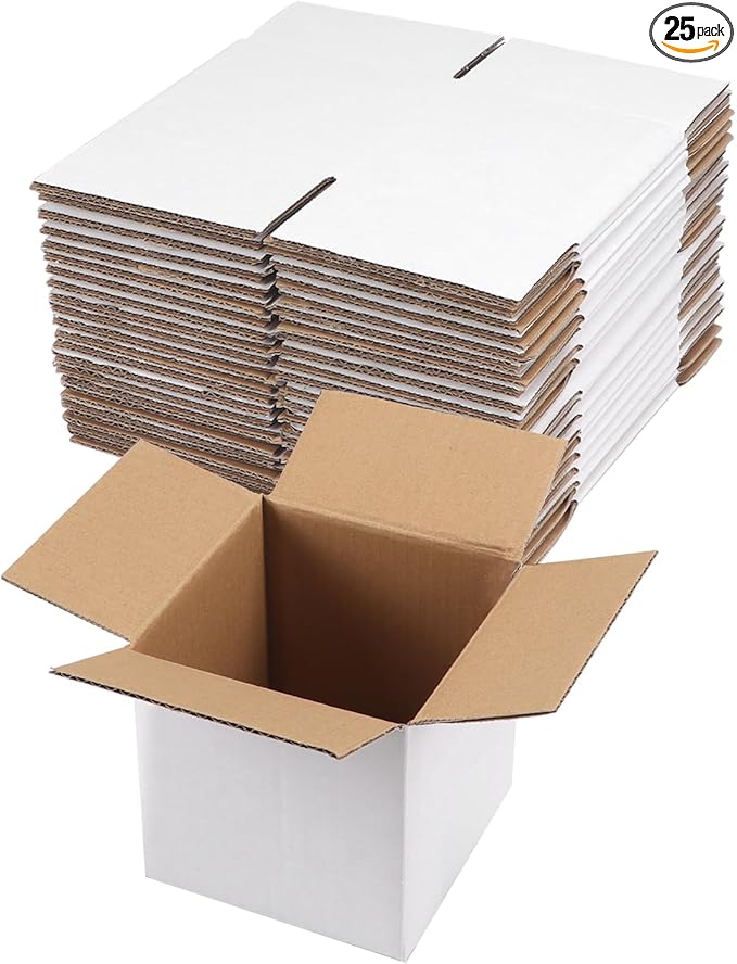 Hoikwo 5x5x5 Shipping Boxes Set of 25 by Hoikwo