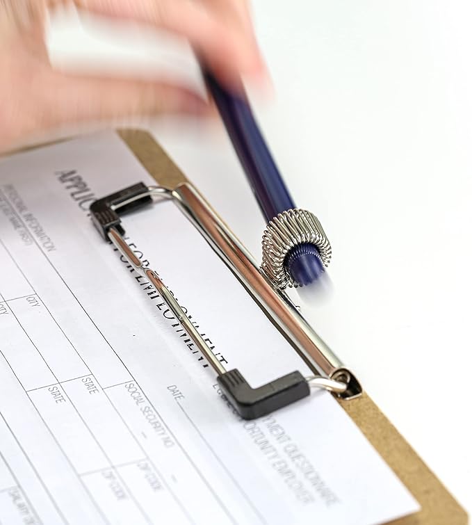 Officemate Wood Clipboard, Letter Size, Low Profile Clip - Image 3