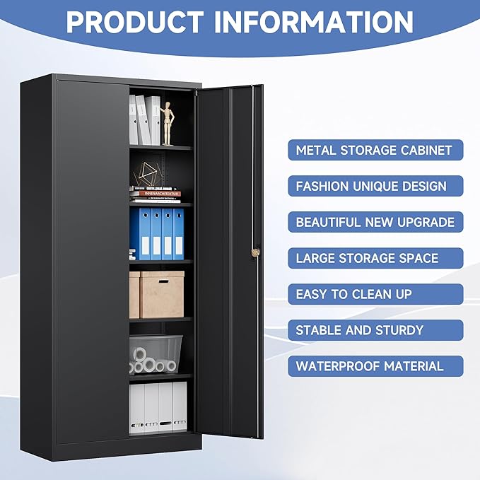 Metal Garage Storage Cabinet - Image 6