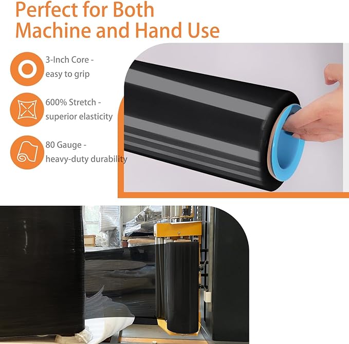 ​ADAYM 17.5" x 1500' Stretch/Shrink Wrap Roll - Image 4