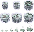 Temiary 208 Pcs Metal Binder Clips, Micro Binder Paperwork Clip, Morandi by Temiary