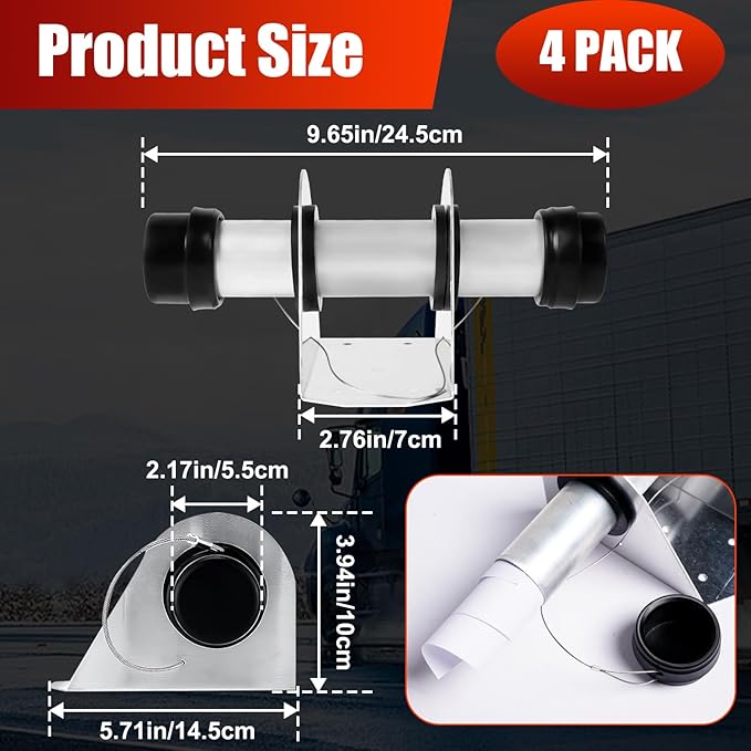 Soundforge Waterproof Aluminum Trailer Document Holder – Registration Card - Image 2