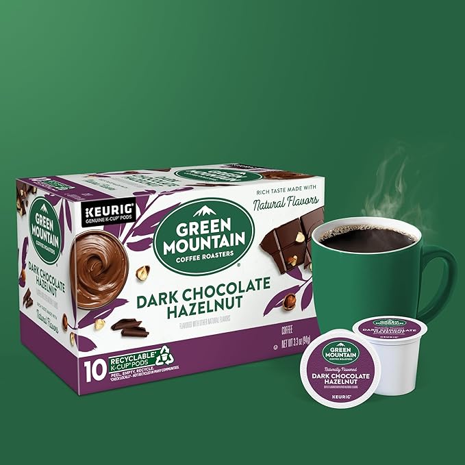 Green Mountain Coffee Roasters Dark Chocolate Hazelnut Coffee, Keurig Single - Image 8