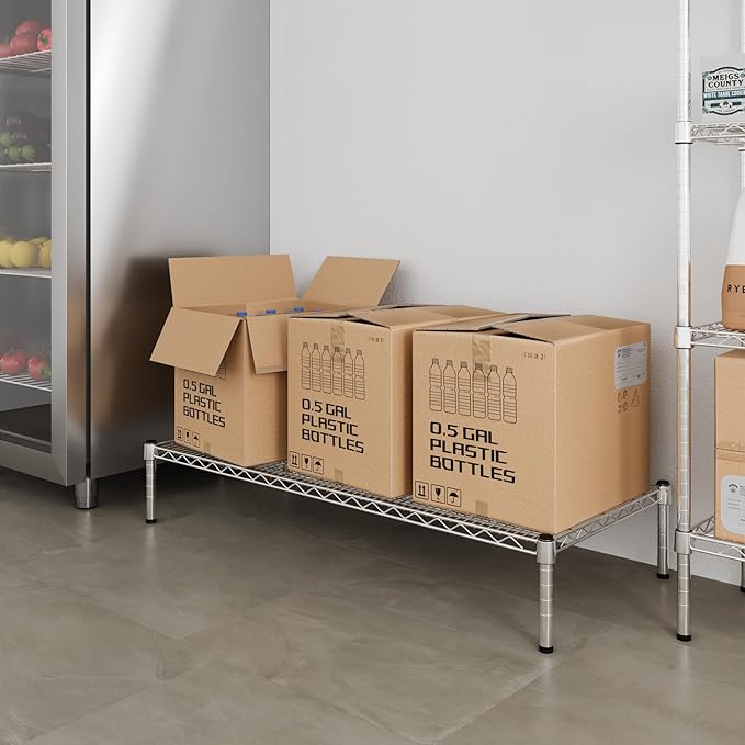 21" Deep x 48" Wide x 8" Height Wire Shelving Kit | 1-Tier | NSF Commercial - Image 6