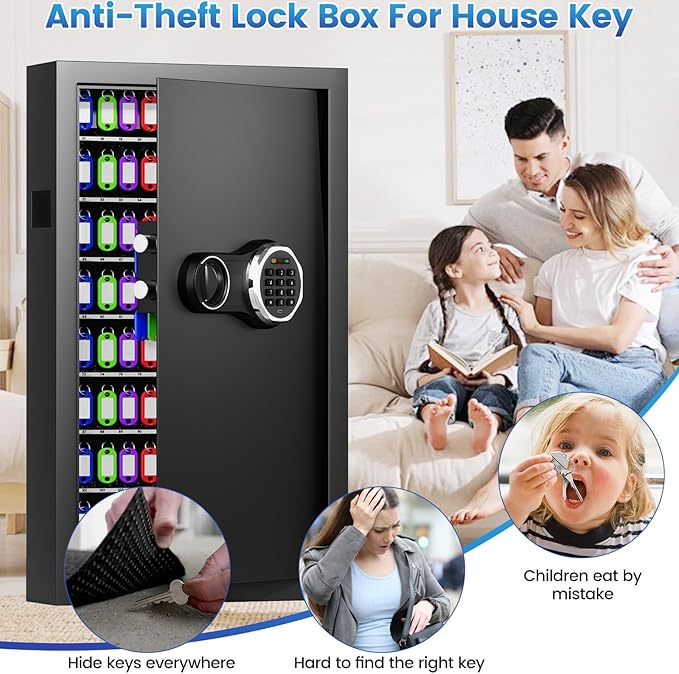 206 Keys Combination Lock Key Cabinet - Image 8