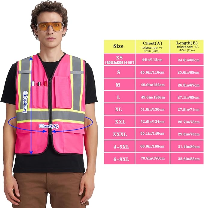 A-KSAFETY Custom High Visibility Reflective Safety Vest - Image 4