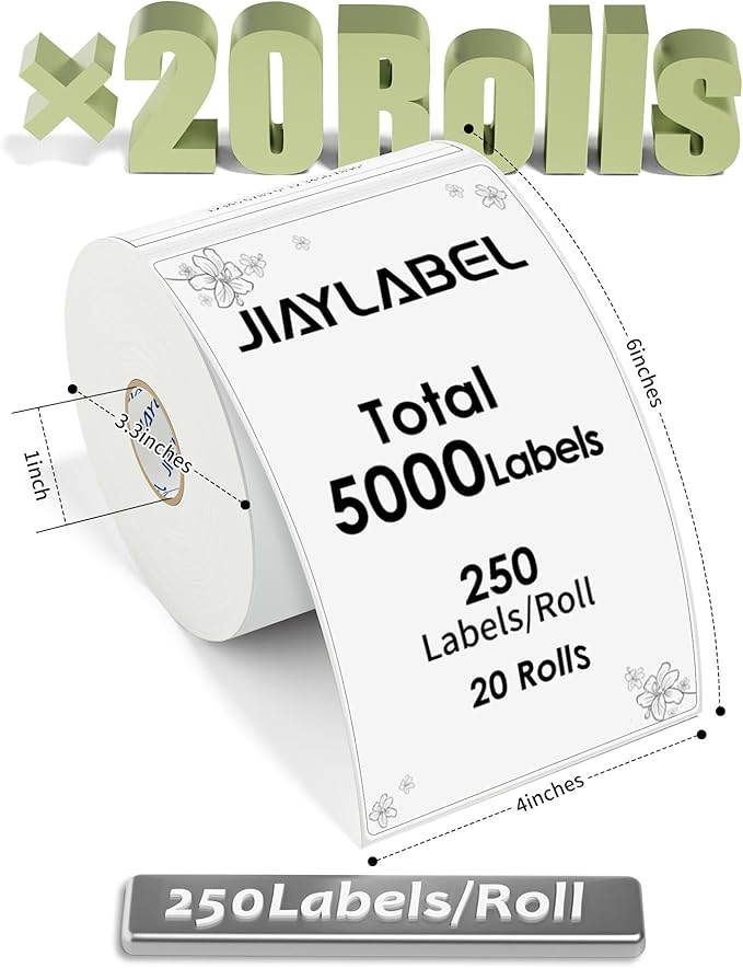 4x6 Thermal Mailing Labels for Direct Thermal Label Printer Shipping Sticker - Image 2