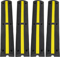 VEVOR 3.28 ft Cable Protector Ramp, 4 Pack of 1 Channel, 18000 lbs/axle by VEVOR